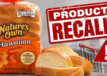 Hawaiian bread recall Nature's Own Hawaiian Bread loaf