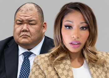 Nicki Minaj and Steven Cheung sit across from each other during their interview