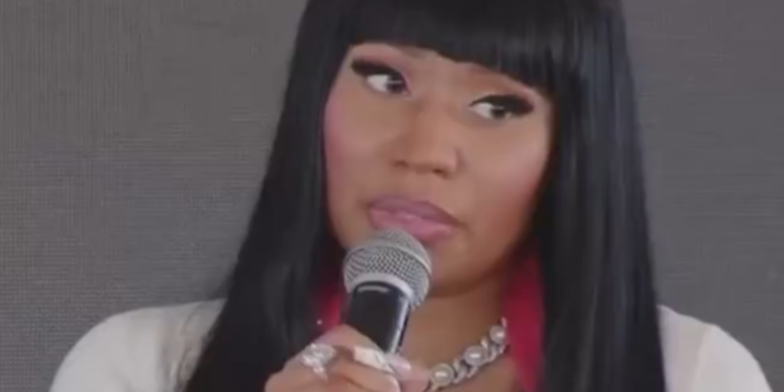Nicki Minaj speaks at the X Takeover in Austin