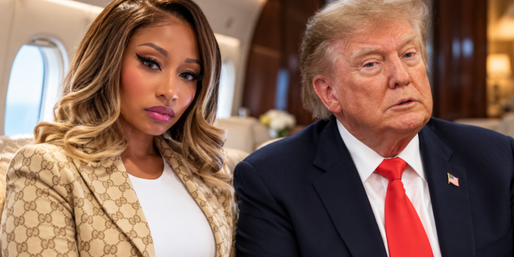 Nicki Minaj, who Trump says could be White House press secretary