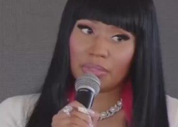 Nicki Minaj speaks at the X Takeover in Austin