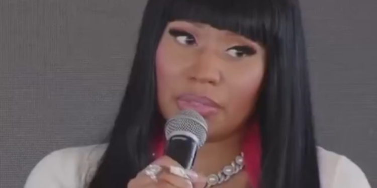Nicki Minaj speaks at the X Takeover in Austin
