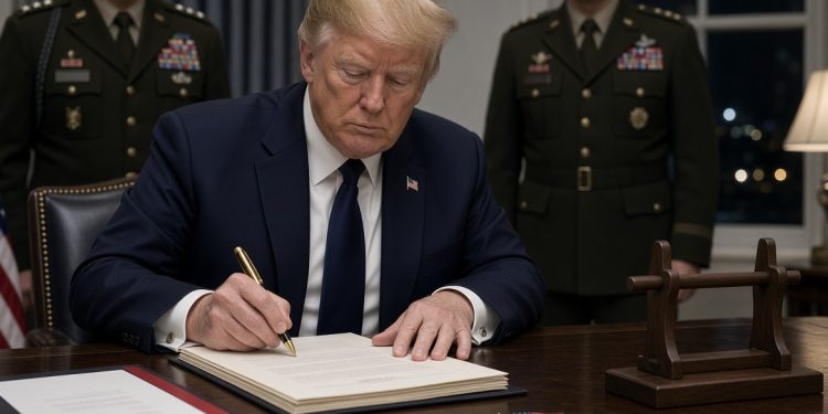 Donald Trump - Baller Alert Donald Trump signing as he approves a firing squad execution for Fort Hood shooter Nidal Hasan