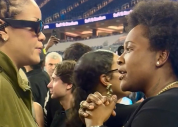 Rihanna album news as Jozzy is spotted with Rihanna at Jay-Z's SoFi Stadium show