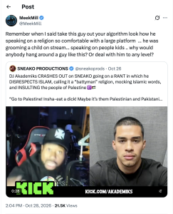 Split-screen video thumbnail: left man shouting in a dim room, right man looking at the camera; bottom banner with bold green text.