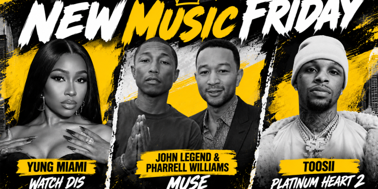 Ballerific Music: New Music Drops to Start Your Weekend From Yung Miami, John Legend & Pharrell, Toosii, and More
