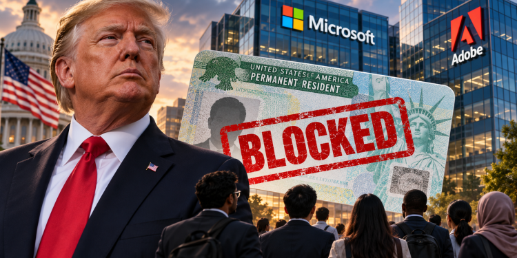 Trump Just Blocked 8 Major Tech Companies From Green Card Program For Foreign Workers Over Fraud Allegations