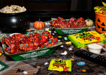 Wingstop Just Turned Sour Patch Kids Into a Chicken Wing Flavor, and Yes, There's Actual Candy on Top